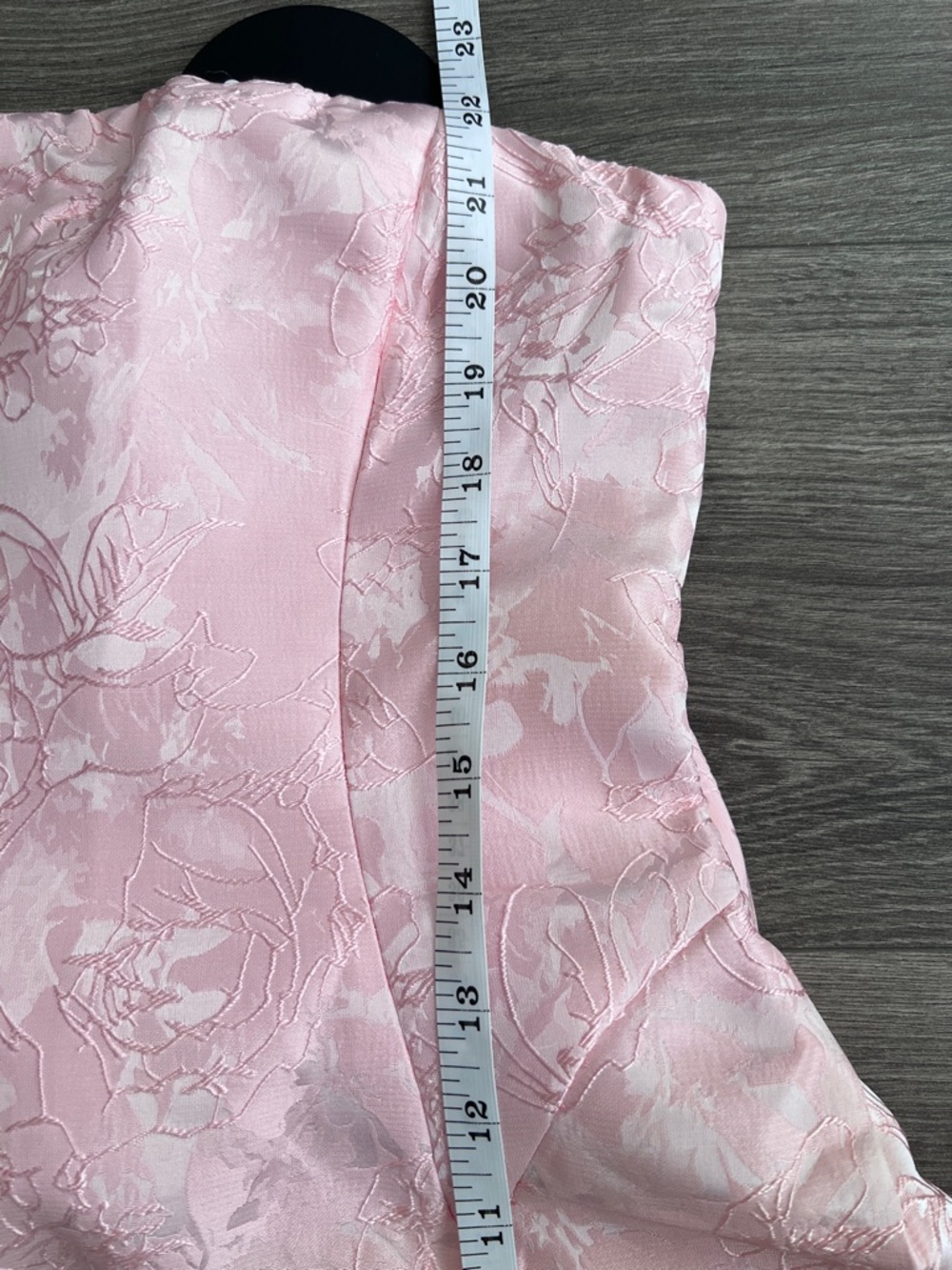 BABYBOO Elenora Mini Dress XS Blush Pink Floral Lace-Up Bow Feminine Coquette - Picture 10 of 10